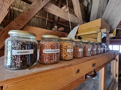Ambacht en landbouw komen samen in de molen